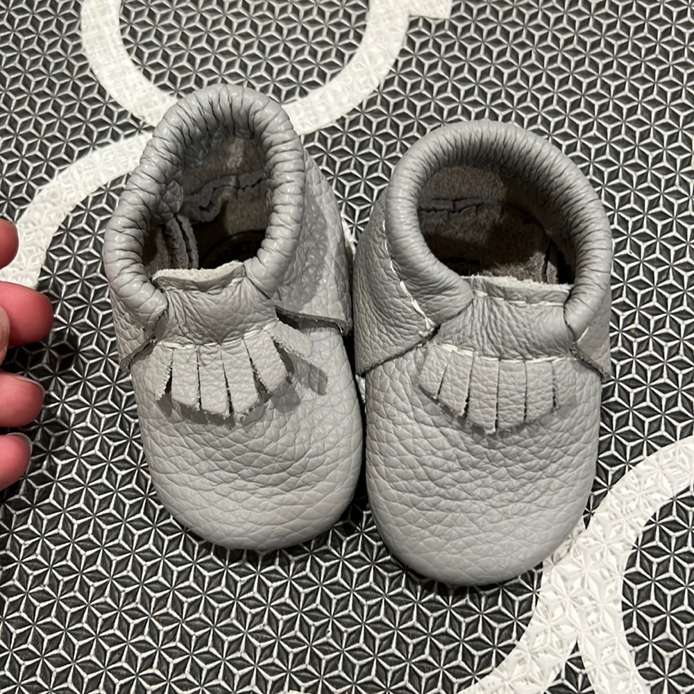 Freshly Picked grey moccasins